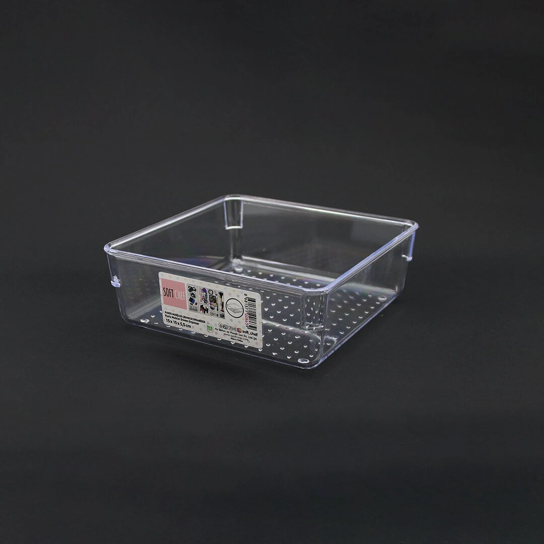 SOFTCHEF PUNTO-00863 ( 15 X 15 X 5.5CM ) MİKA MODÜLER ÇEKMECE ORGANİZERİ*24=K