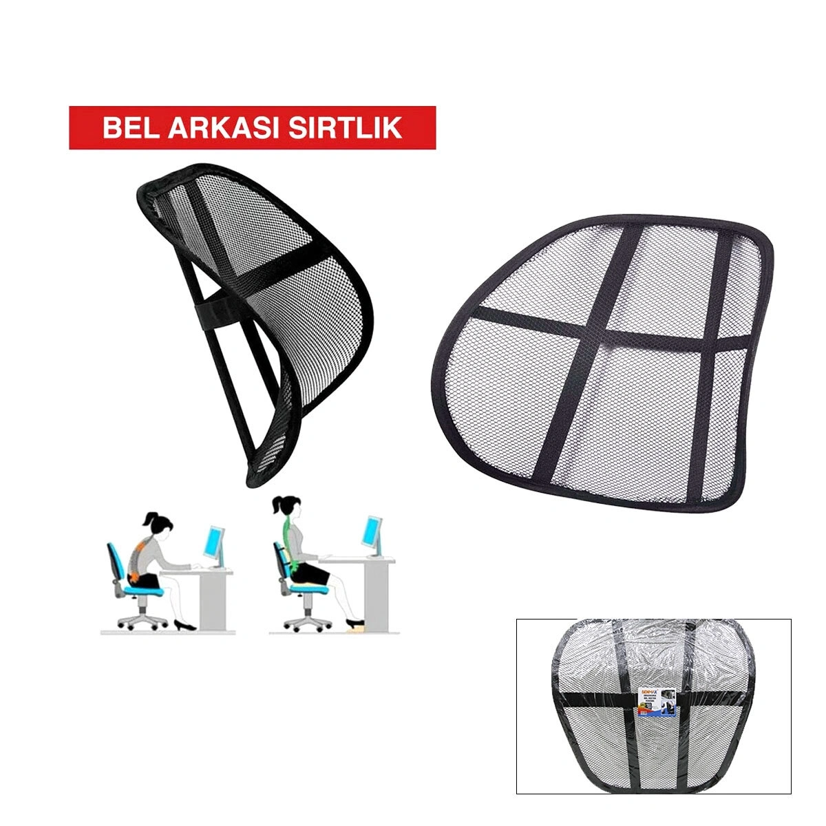 SUN MILD BR-4819001 BEL DESTEK KORSE SIRTLIK ORTOPEDİK*45=K