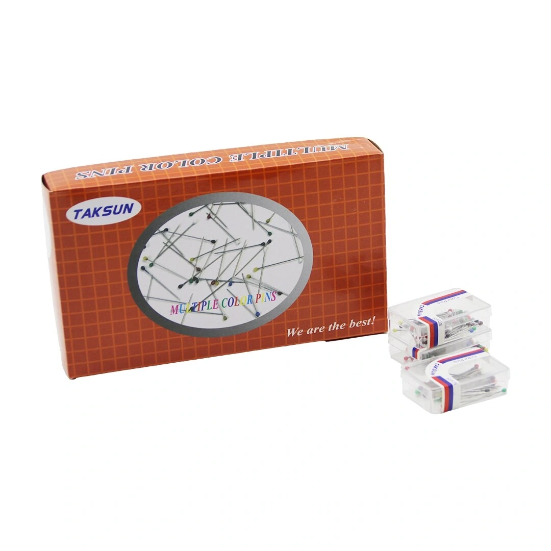 GLASS PINS K-0217 ( 50PCS ) ( RENKLİ ) ( PLS.KUTULU ) ( MİNİ ) BAŞÖRTÜ İĞNESİ*20X50