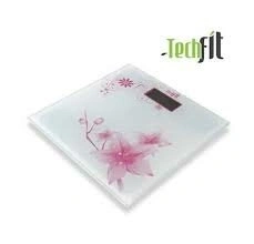 TECHFİT TF-1053 DİJİTAL DESENLİ KARE CAM BASKÜL TERAZİ*20