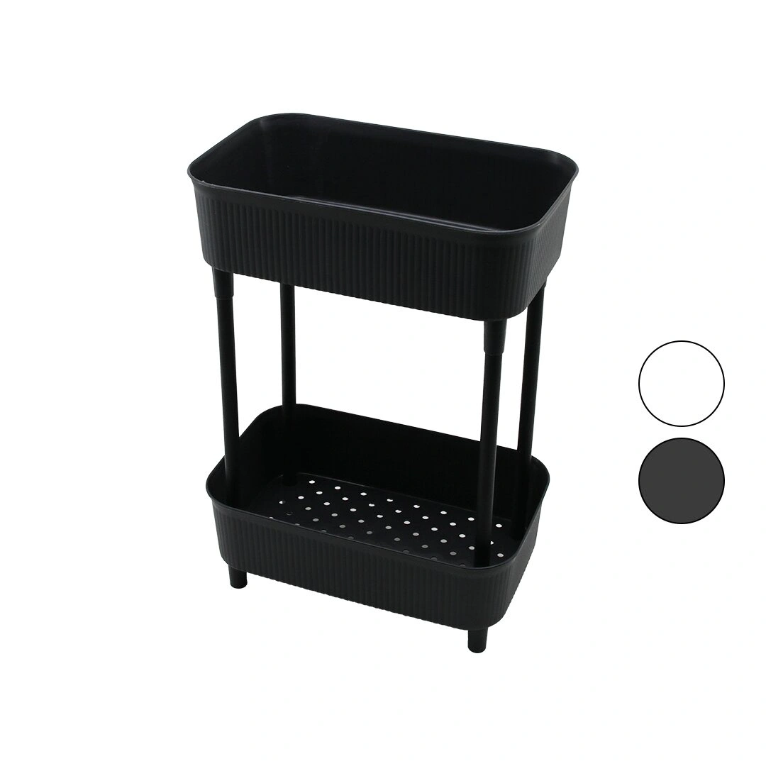 TİMEX TİM-992 ( 2 KATLI ) DÜZENLEYİCİ ORGANİZER ( PLASTİK RAF ÜNİTESİ ) ( 29.5 X 18 X 41.5CM ) ( MUTFAK & BANYO & ÇOK AMAÇLI )*6=K