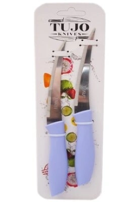 TUJO KNIVES-2420 ( 2PCS ) ( KARTELALI ) TIRTIRLI BIÇAK*192