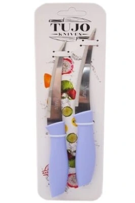 TUJO KNIVES-2420 ( 2PCS ) ( KARTELALI ) TIRTIRLI BIÇAK*192