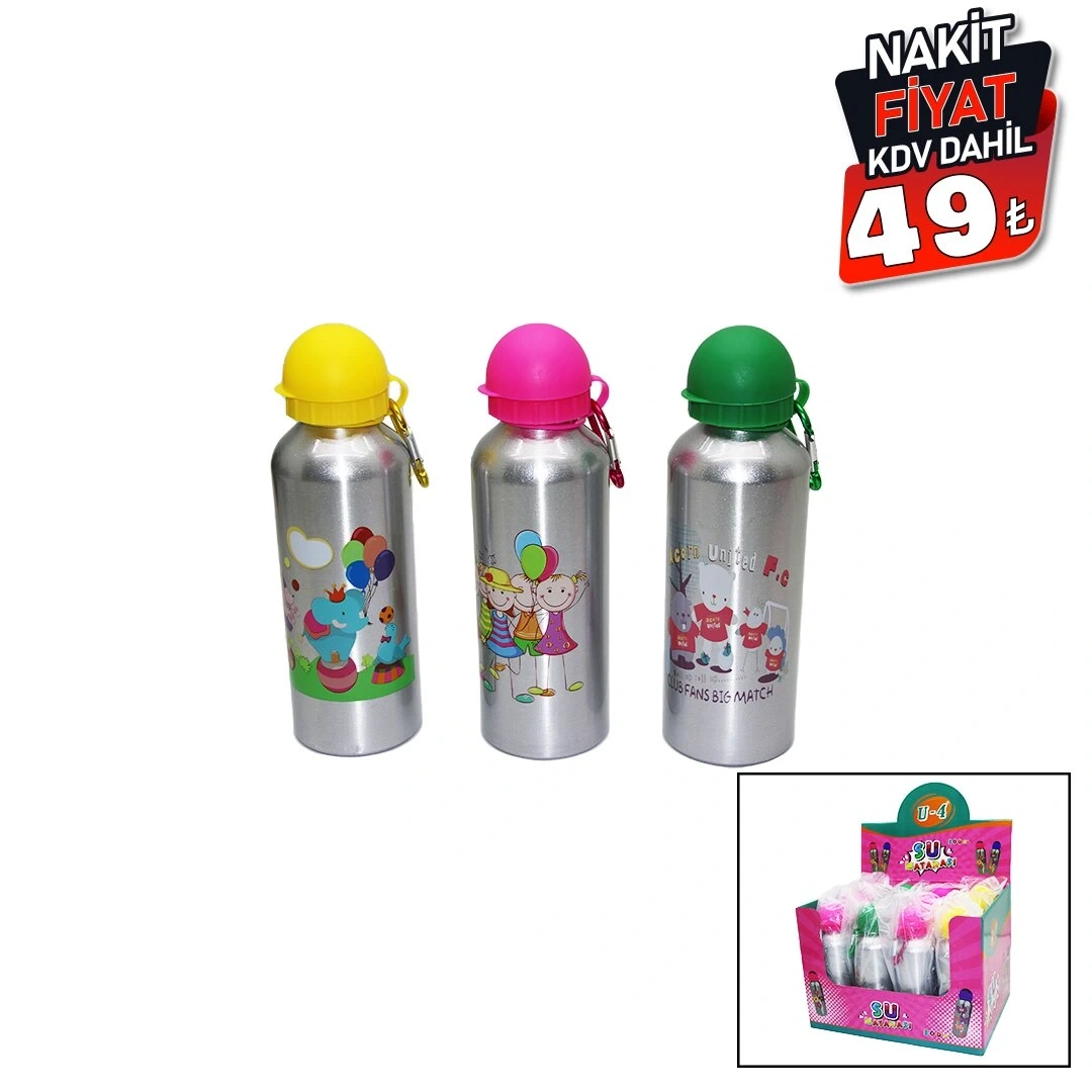U-4  U4-1038 ( KIZ ) ( METAL ) SULUK MATARA 500ML*12X8