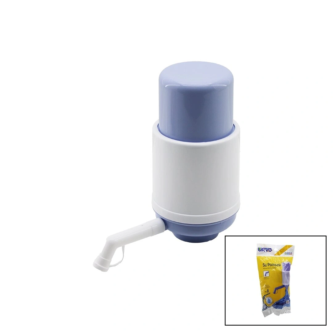 URVE UR-3088 ( NO-8 ) ( BÜYÜK & DÜZ ) ( MANUEL ) DAMACANA SU POMPASI ( POŞETLİ AMBALAJ ) ( DAMLAMA ÖNLEYİCİ KAPAK )*30