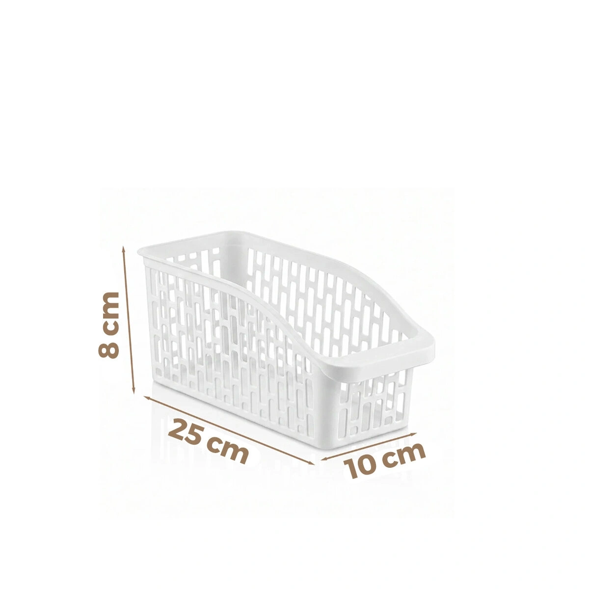 URVE UR-3561 ( 25X10X8CM ) ( BEYAZ ) ( MINI ) ( DÜZENLEYİCİ ) PLASTİK ÇOK AMAÇLI ORGANİZER*60=K