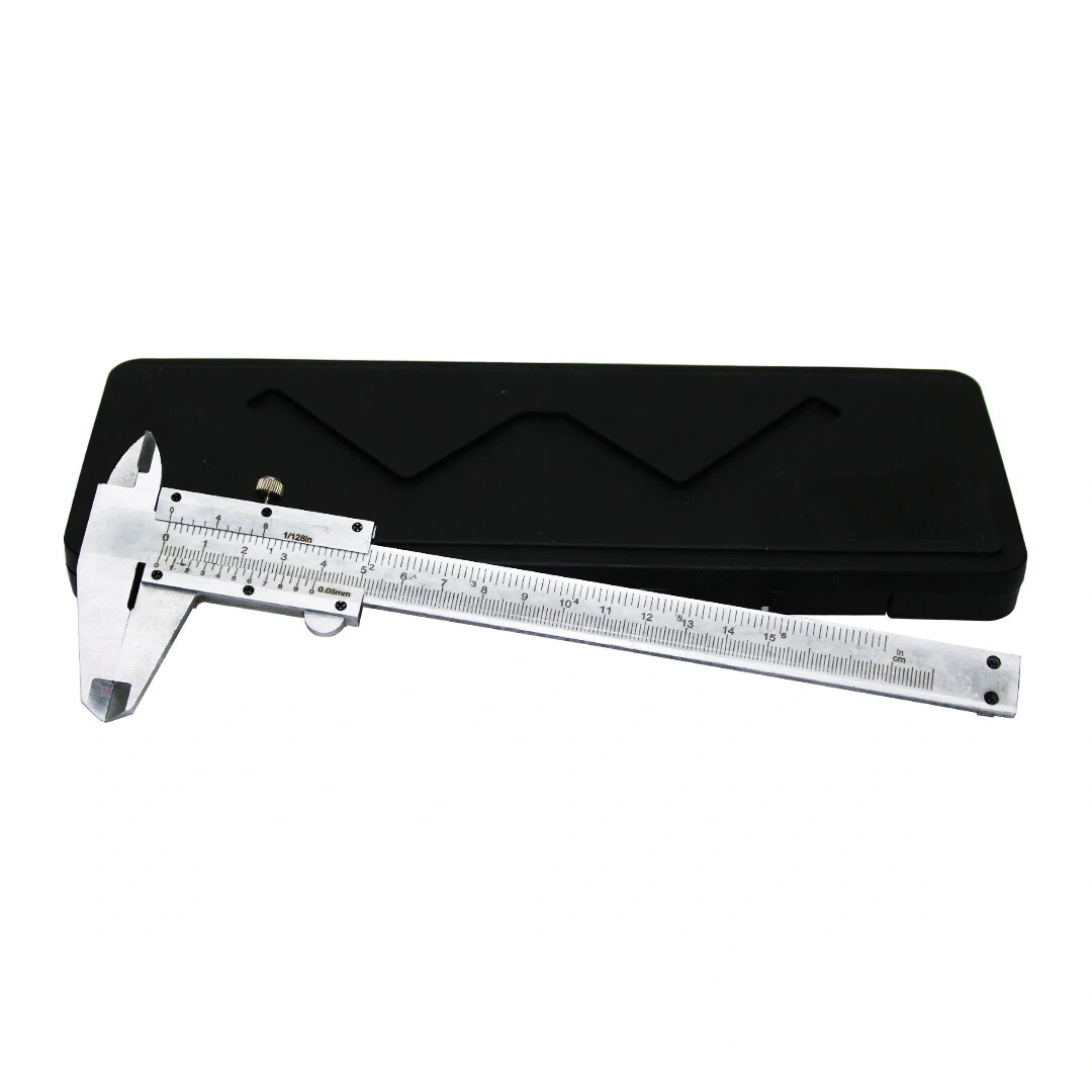 VERNIER CALIPER LRD-23 ( 0-150MM ) LRD-71 ( METAL ) MEKANİK KUMPAS ÖLÇÜ ALETİ ( PLASTİK KUTULU )*50