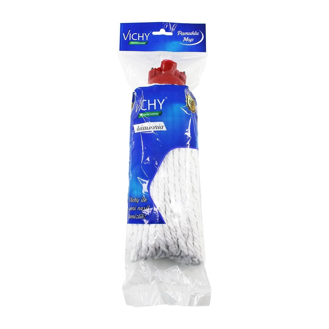 VICHY BP-102 BÜYÜK BOY ( ÖRGÜLÜ İPLİ ) PÜSKÜL PAMUK MOP*50