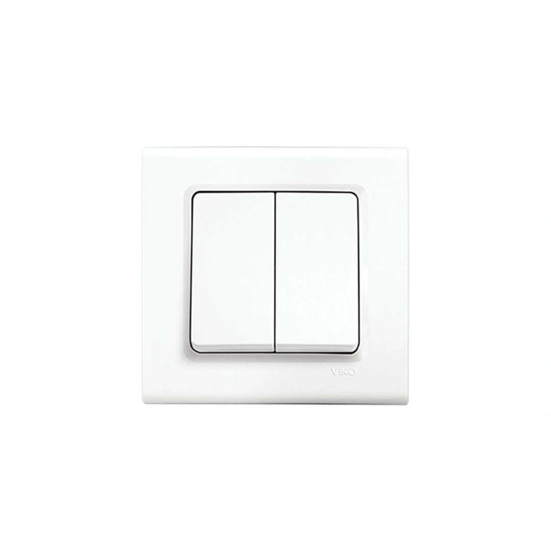VİKO ( 9140 0002 ) LİNNERA S KOMÜTATÖR ( BEYAZ ) ( ÇERÇEVELİ )*15X10