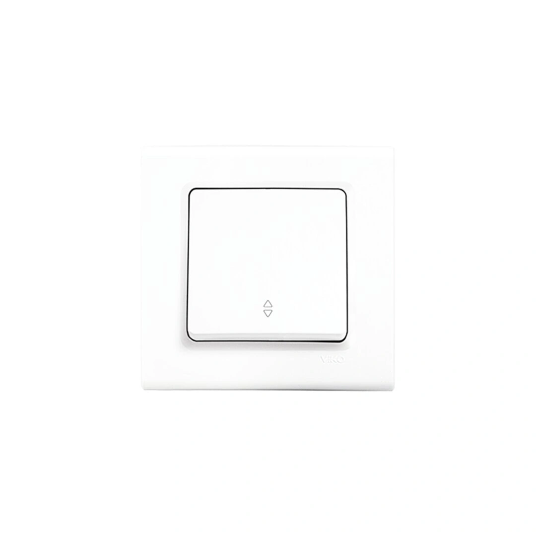 VİKO ( 9140 0004 ) LİNNERA S ( VAVİEN ) TEKLİ ANAHTAR ( BEYAZ ) ( ÇERÇEVELİ )*12X10
