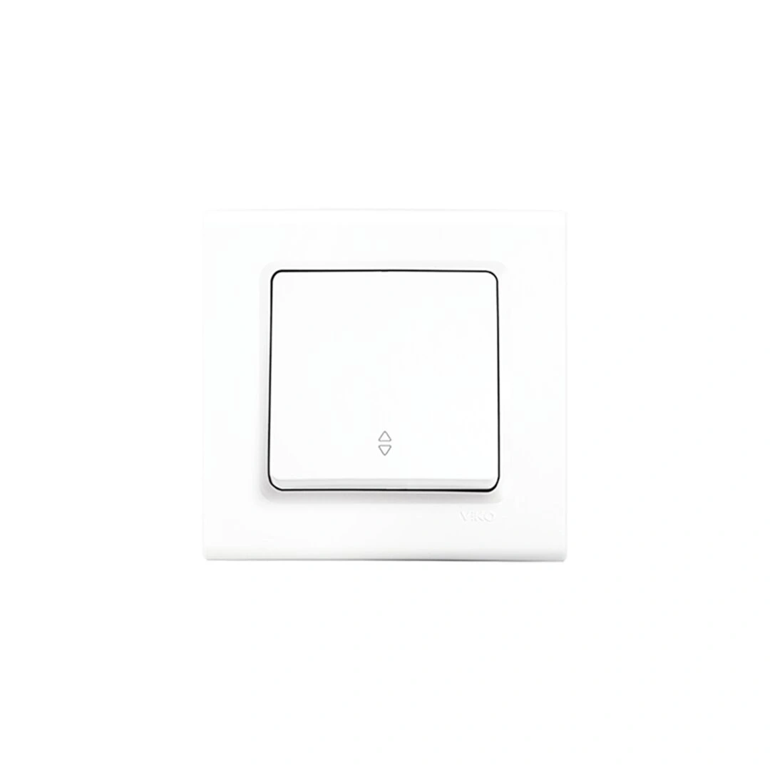 VİKO-91400004 LİNNERA S ( VAVİEN ) TEKLİ ANAHTAR ( BEYAZ ) ( ÇERÇEVELİ )*12X10