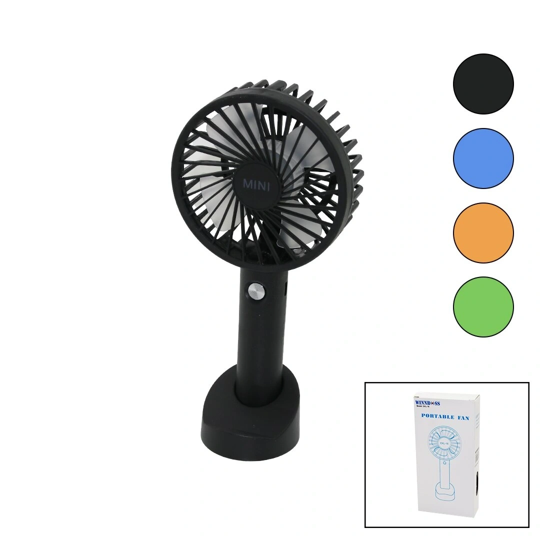 WINNBOSS EKL-16 (USB ŞARJ) MİNİ EL FANI (ÇAP:10.8CM & Y:22.5CM) (SABİT BAŞLIK) (3KADEME HIZ) (TELEFONLUKLU M.ÜSTÜ AYAK)*100