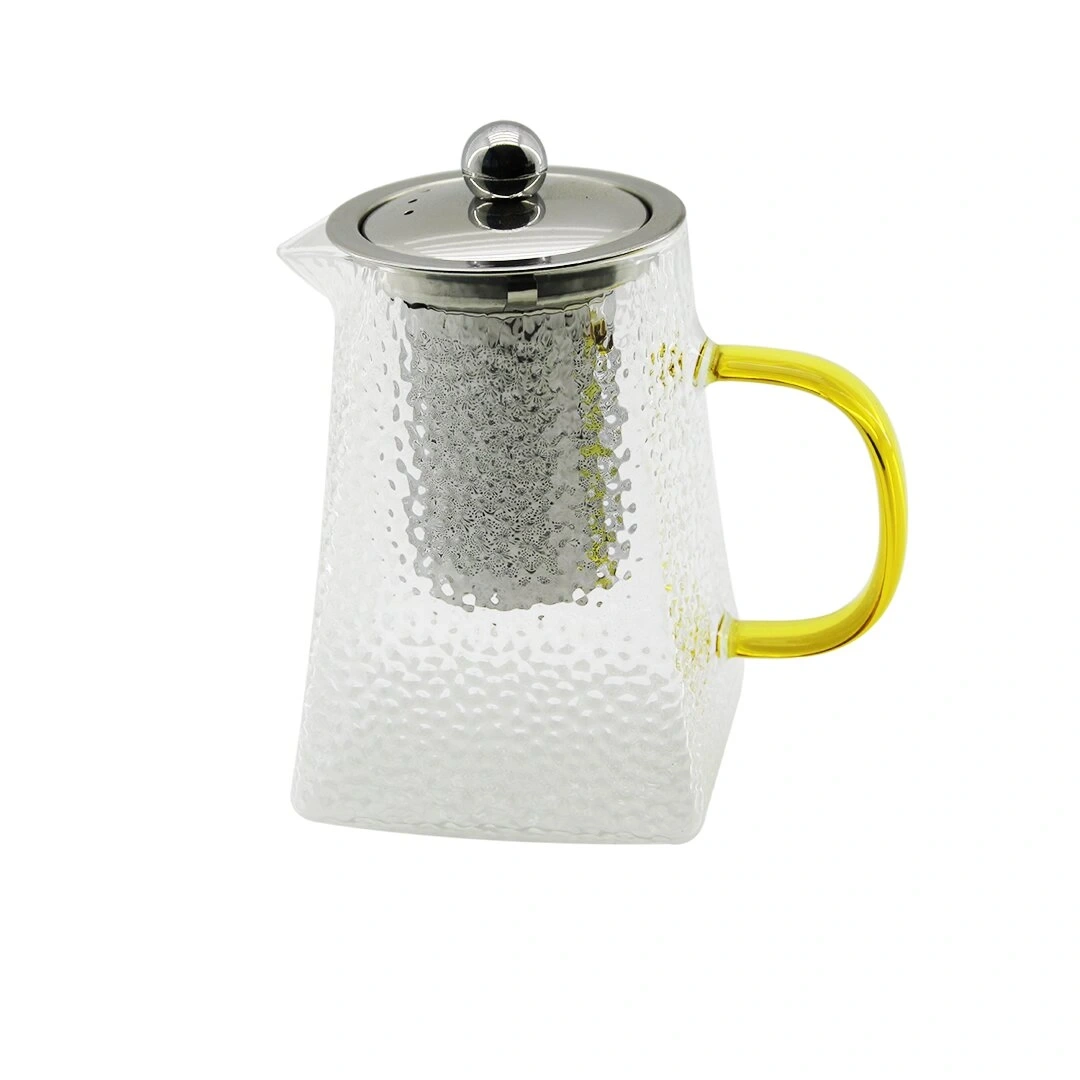 YAKUT-9963 ( 550ML ) ( KARE ) ( KABARTMALI & BOROSİLİKAT ) CAM DEMLİK*48