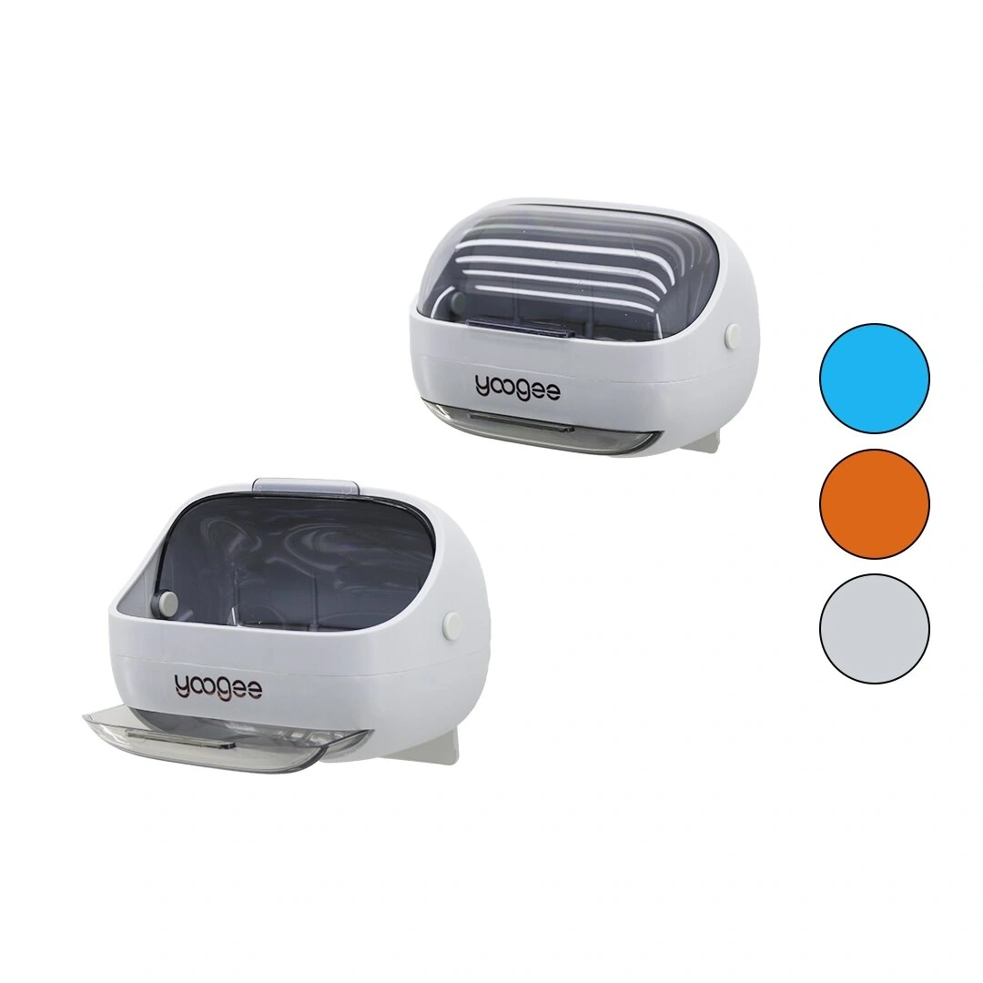 YOOGEE ENF-1111 (LÜX) KATI SABUNLUK (RENKLİ PLS) (MİKA KRİSTAL (AÇ-KAPA) PENCERELİ & ATIK SU ÇEKMECELİ) (YAPIŞKANLI MONTAJ)*75