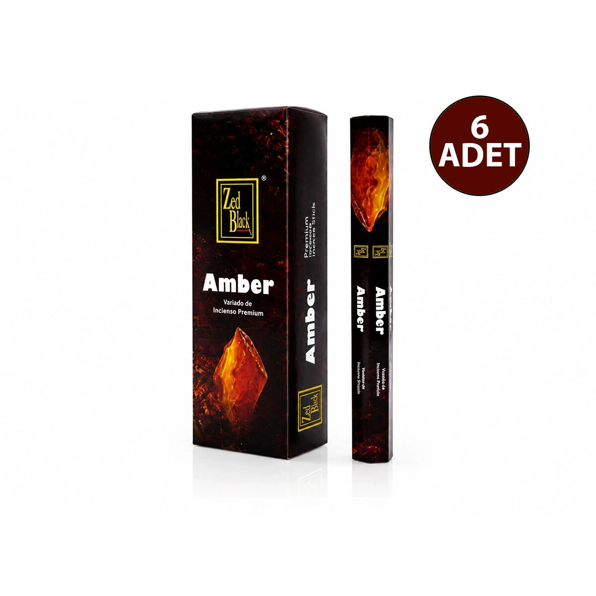 ZED BLACK ( AMBER ) ( ÇUBUK ) TÜTSÜ*6X50