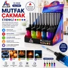 ALCAN US-54 ( IZGARALI & RÜZGAR ) OCAK MUTFAK ÇAKMAK RENKLİ*20X18