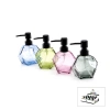 ALVETRO ALV-04 ( CAM ) ( ELMAS & RENKLİ ŞEFFAF ŞİŞE  ) SIVI SABUNLUK ( 300ML )*12X4