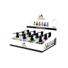 ALVETRO ALV-04 ( CAM ) ( ELMAS & RENKLİ ŞEFFAF ŞİŞE  ) SIVI SABUNLUK ( 300ML )*12X4