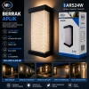 ARS-348954 ( IP66 ) ( 50.000 SAAT LED ÖMRÜ ) ( 22W ) BERRAK LED APLİK DUVAR LAMBASI*30