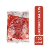 ATOM ( BAYRAKLI ) BALON 12İNC 100PCS*1X40