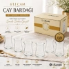 BAROTTİ DMR-9151 ( 6 PCS ) CAM ÇAY BARDAK*24=K