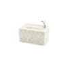 BAROTTİ DMR-9916 ( 18.4X12.5X9CM ) ( BEYAZ ) ( YAYLI ) ( MASAÜSTÜ ) DEKORATİF DİKDÖRTGEN PEÇETELİK*60