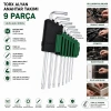 BOSCH-1 600 A02 Z9C ( 9PCS ) ( KROM ) ( UZUN & YILDIZ ) ALYAN ( ALLEN ) ANAHTAR TAKIMI*!!!