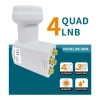 BOTECH BS-0004 ( 4LÜ ) UYDU ( LNB ) UNIVERSAL QUAD ( 4K ULTRA HD ) ( 0.1dB )*50
