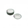 COOKER CKR-4145 ( 6PCS ) PORSELEN DESENLİ ÇAY TABAĞI*24