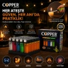COPPER LIGHTER CT-100 ( DOLDURULABİLİR & UZUN BOY ) TAŞLI CEP ÇAKMAK*50X20