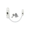 DE-AKS KİDMİX ( BEYAZ ) ( HALATLI ) ANAHTARLI EMNİYET KİLİT*10X10