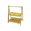 DMR-4891 ( PORTATİF AYAKLI & 2 KATLI ) AHŞAP BAMBU ORGANİZER RAF =18X28 & 22X28CM Y: 6-20-39CM )*24