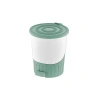 DÜNYA-01070-867 ( YEŞİL ) PASTEL- ( LÜX ) ( 14LT ) ( PEDALLI ) ÇÖP KOVASI PLASTİK ( 315X285X335MM )*6=K