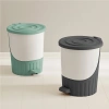 DÜNYA-01070-867 ( YEŞİL ) PASTEL- ( LÜX ) ( 14LT ) ( PEDALLI ) ÇÖP KOVASI PLASTİK ( 315X285X335MM )*6=K