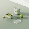 DÜNYA DP-31261-999 ( D.DÖRTGEN ) ( 3PCS = 500ML ) EASY KEEP SAKLAMA KABI ( RENKLİ PLASTİK & ŞEFFAF KAPAK )*12=K