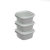 DÜNYA DP-31272-999 ( KARE ) ( 3PCS = 1000ML ) EASY KEEP SAKLAMA KABI ( RENKLİ PLASTİK & ŞEFFAF KAPAK )*12=K