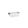 DÜNYA DP-33103-102 ( 4.25LT ) ( ŞEFFAF ) ÇOK AMAÇLI SAKLAMA KUTUSU & ORGANİZER ( KİLİTLİ KAPAK ) ( 305X210X100MM )*12=K