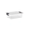 DÜNYA DP-33106-102 ( 21.5LT ) ( ŞEFFAF ) ÇOK AMAÇLI SAKLAMA KUTUSU & ORGANİZER ( KİLİTLİ KAPAK ) ( 525X355X150MM )*12=K