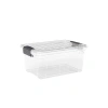 DÜNYA DP-33116-102 ( 34LT ) ( ŞEFFAF ) ÇOK AMAÇLI SAKLAMA KUTUSU & ORGANİZER ( KİLİTLİ KAPAK ) ( 361X526X236MM )*8=K