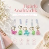 FASHION ACCESSORY K-6073 FİGÜRLÜ ANAHTARLIK ( MİX = DESEN & RENK )*12X60