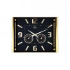 GALAXY PREMİUM 707-A-1 A-2 G-1 BAROMETRELİ ( ISI & NEM ÖLÇER ) KABARTMA RAKAMLI DUVAR SAATİ ( 41.5X32CM )*10