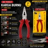 GK TOOLS ( KIRMIZI & ŞEFFAF ) ( 7 ) ( SAPLI ) KARGA BURNU ( 180MM) *6X20