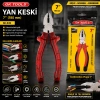 GK TOOLS ( KIRMIZI & ŞEFFAF ) ( 7 ) ( SAPLI ) YAN KESKİ ( 180MM )*6X20