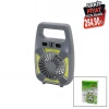 GOLD SİLVER GS-265 (2İN1=MİNİ FAN & FENER) (USB ŞARJ) (2 KADEME HIZ) (LAMBA=4 FONKSİYON & 10W) (SU GEÇİRMEZ)(TAŞIMA KULP) MİNİ VANTİLATÖR*80