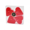 GÜL CANDLE GL-209 ( 4PCS KALP ) ( MİKA KRİSTAL KAPSÜL ) ( KOKULU ) MUM*34=K