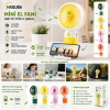 HASUBA HS-287 MİNİ EL FANI ( USB TO TYPC-E ŞARJLI ) ( 3 KADEME HIZ AYAR) ( M.ÜSTÜ AYAKLI ) VANTİLATÖR RENKLİ*144
