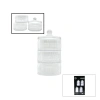 HOME COLLECTION SDG1009C/G CHESTER ( 3KATLI ) CAM KAPAKLI ŞEKERLİK & LOKUMLUK*12=K