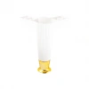 İBİCO-938 ( 15CM & BEYAZ & GOLD UÇLU ) PLASTİK MOBİLYA & KOLTUK AYAK*10X10
