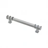 İBİCO-969 ( 12.8CM ) ( YÜZÜK KROM & KULP KROM ) ( KARE ) ÇEKMECE KULP*10X5