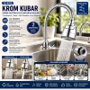 TUDOR TDR-310 ( C  ) ( KROM ) ( TOPAÇ ) ( POŞETLİ ) ( YAYLI BORULU ) KUBAR & MUTFAK BATARYA UCU*50